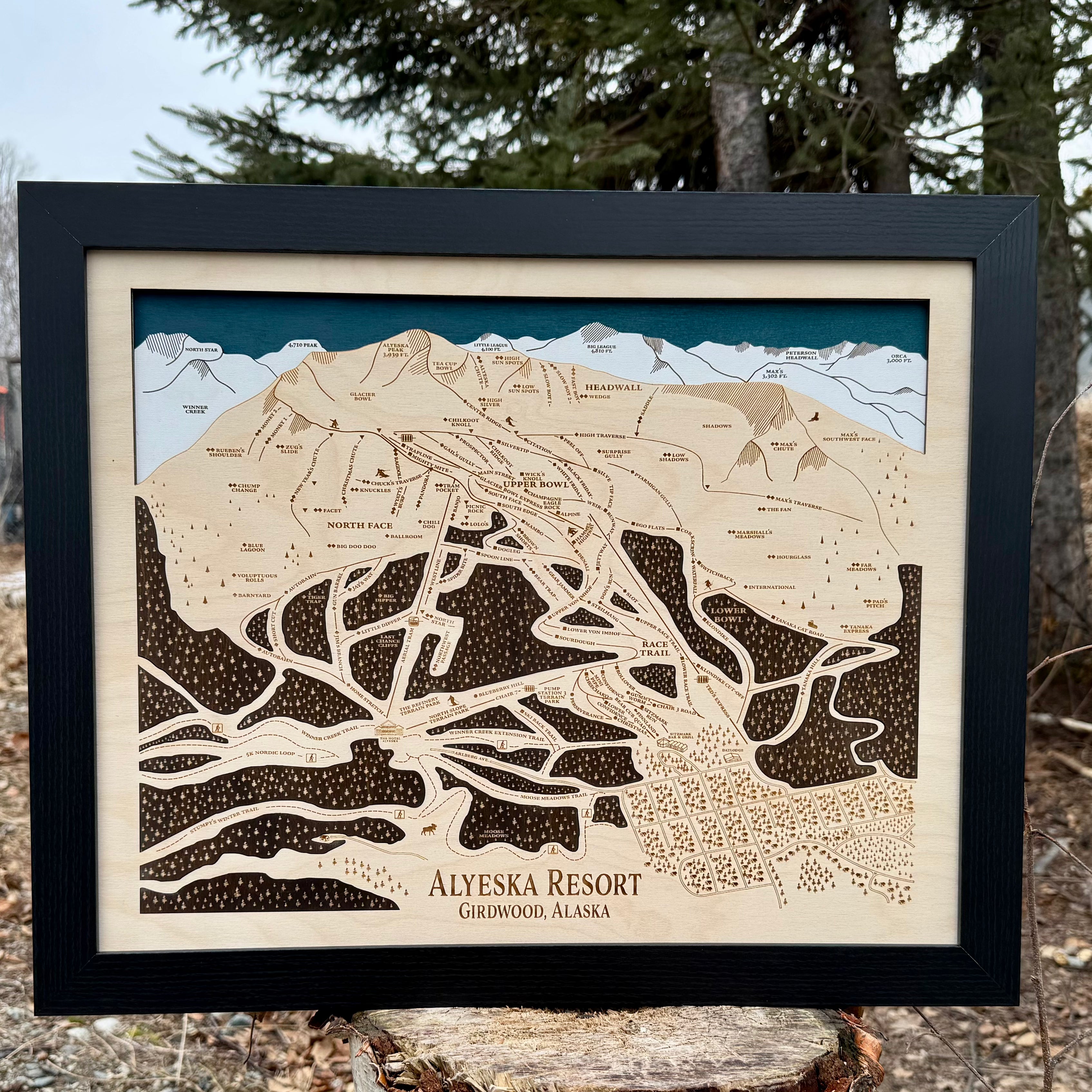 Alyeska Resort Ski Map