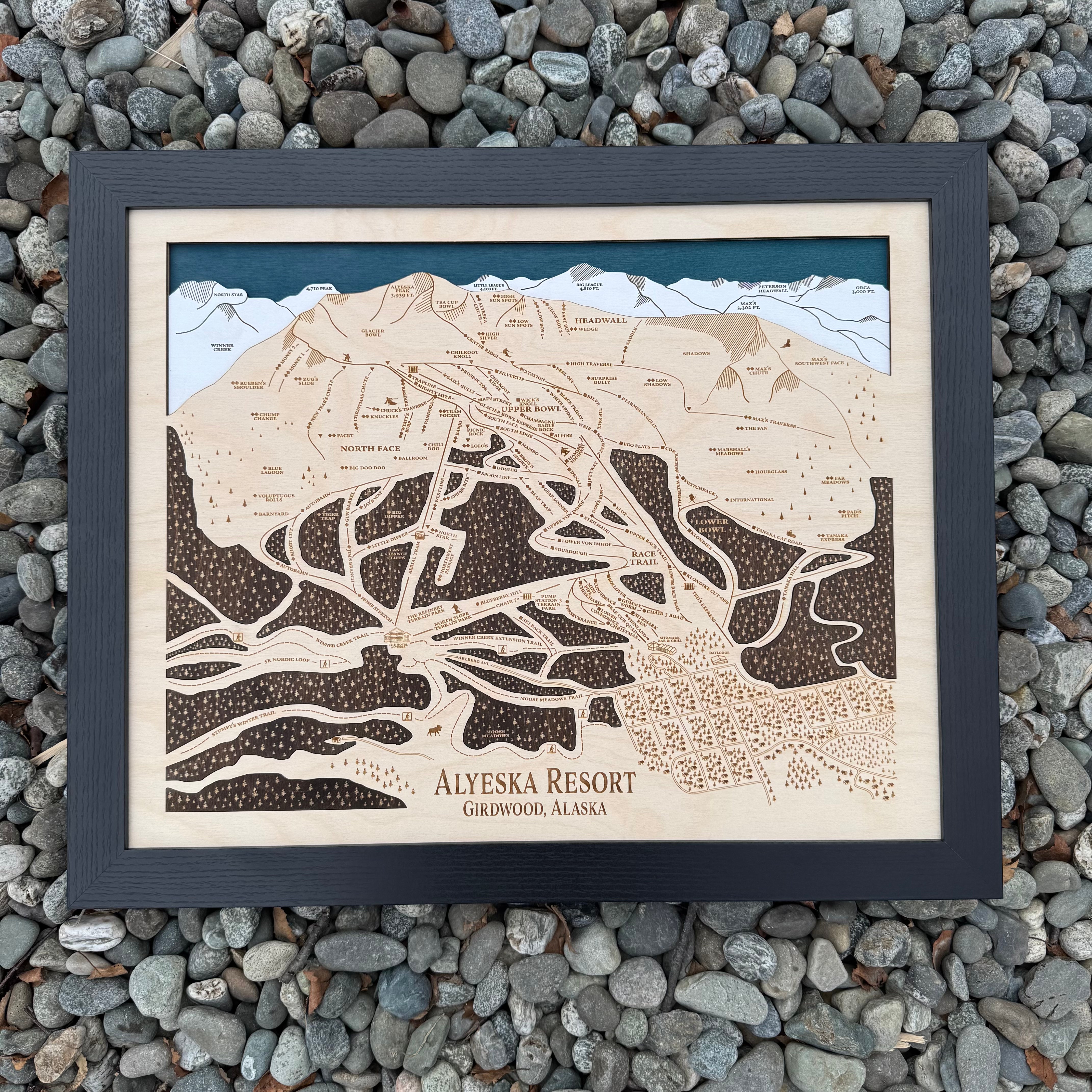 Alyeska Resort Ski Map