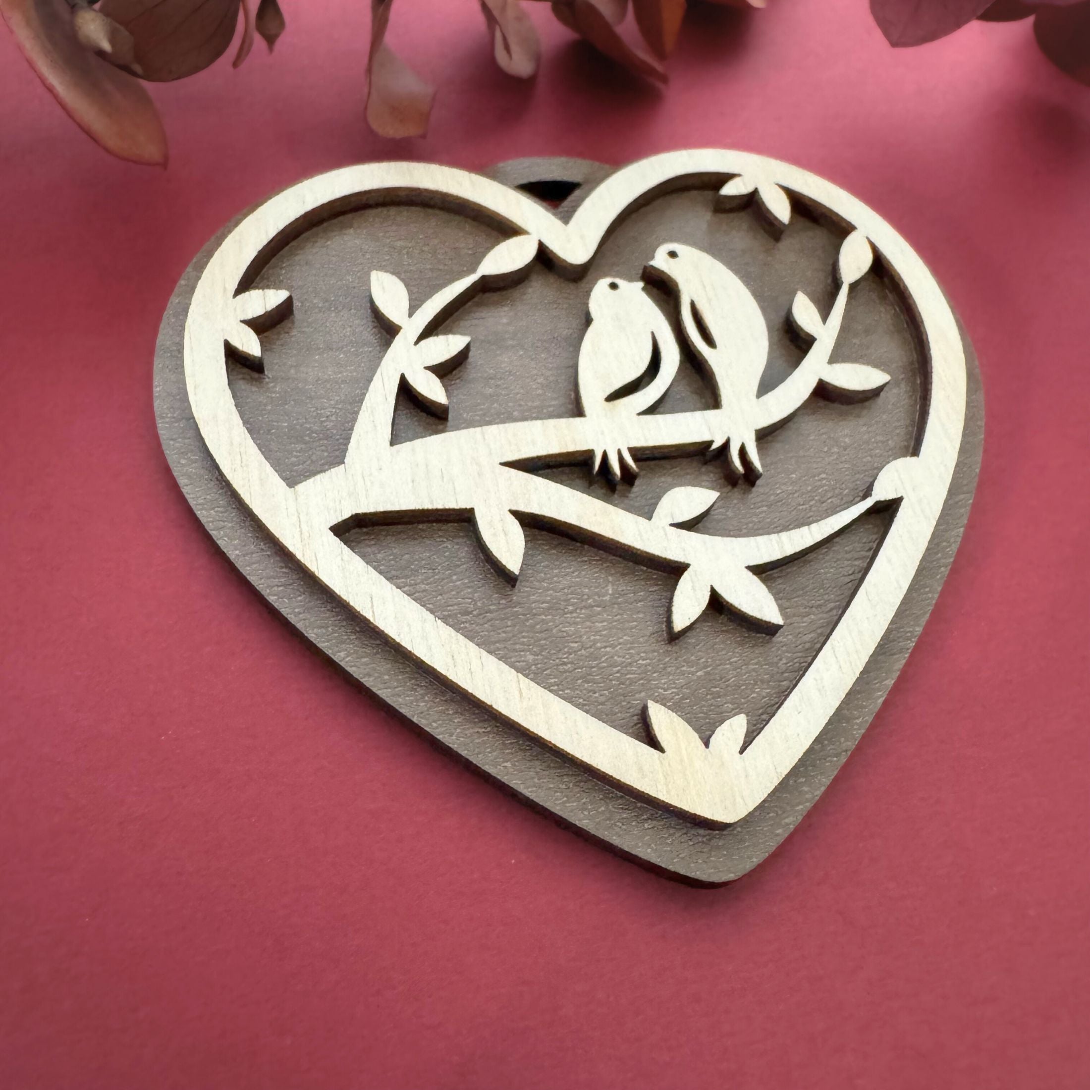 Heirloom Layered Heart Ornaments