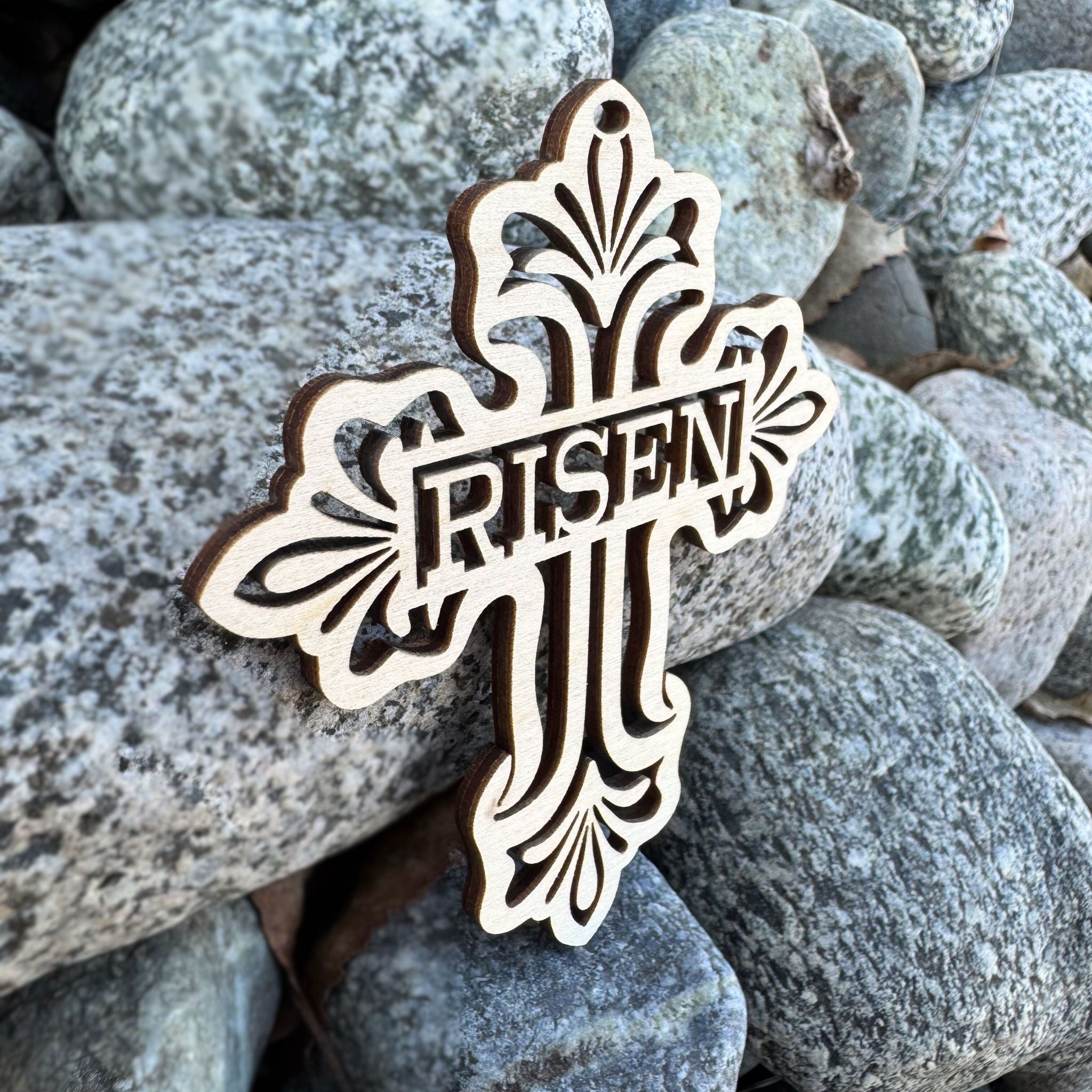 Resurrection Cross Ornament