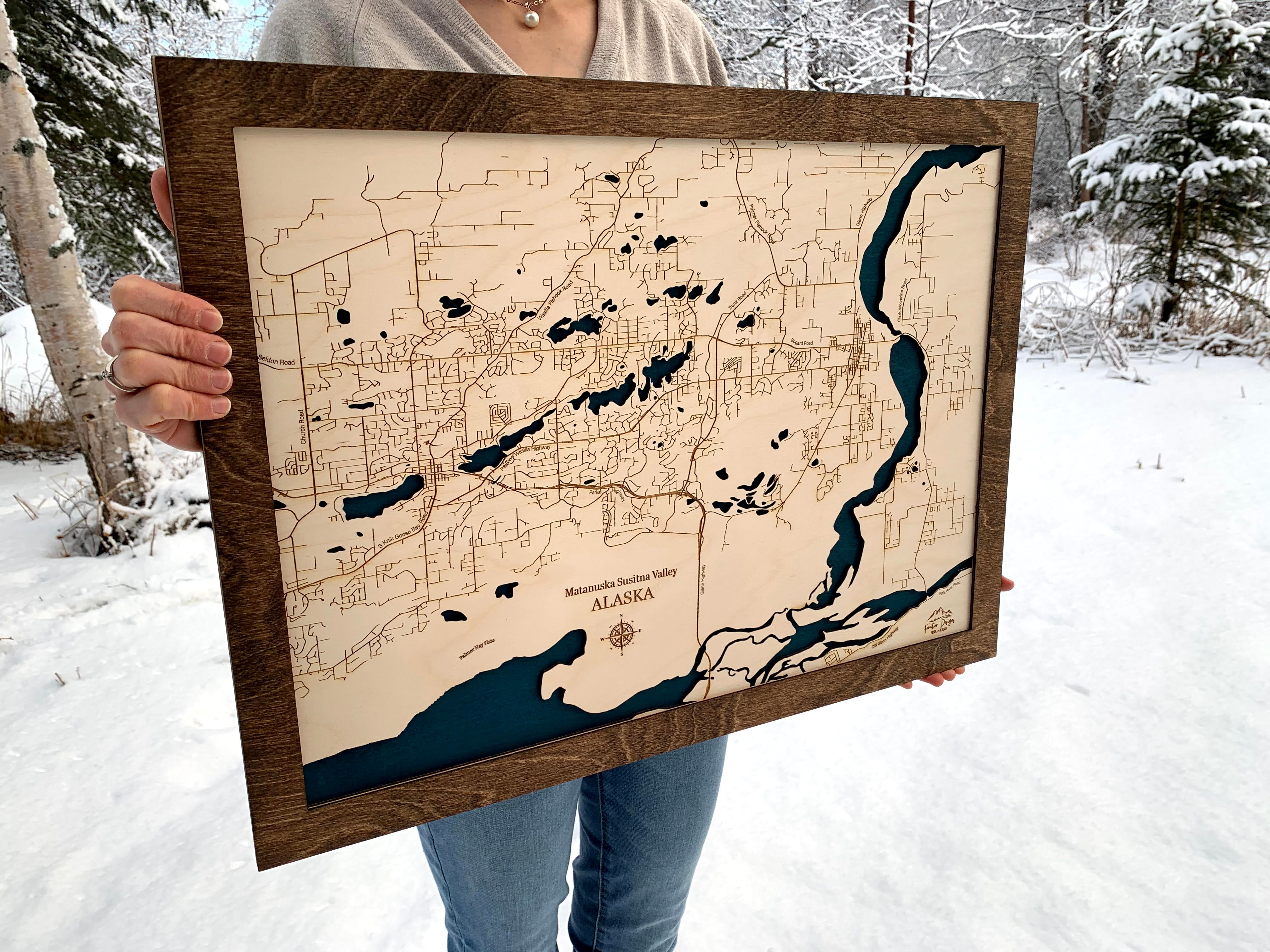 Palmer-Wasilla Alaska Map