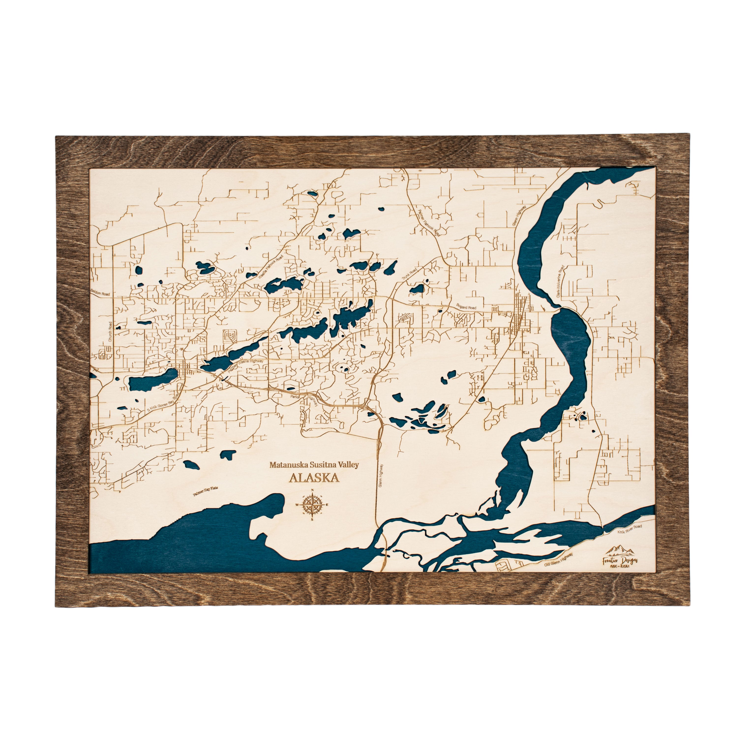 Palmer-Wasilla Alaska Map