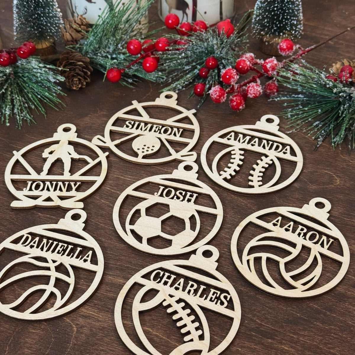 Sports Themed Ornaments