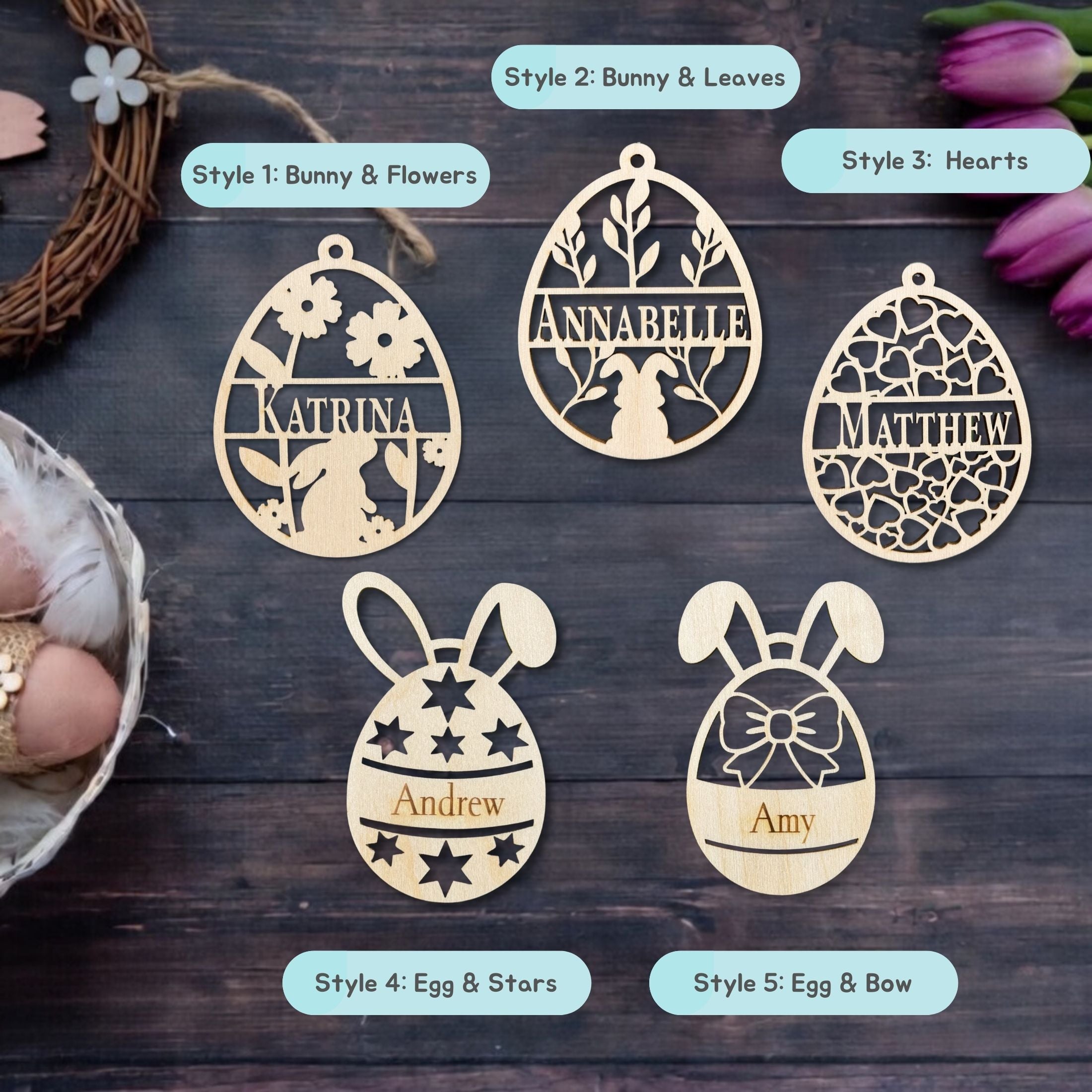 Custom Easter Ornaments