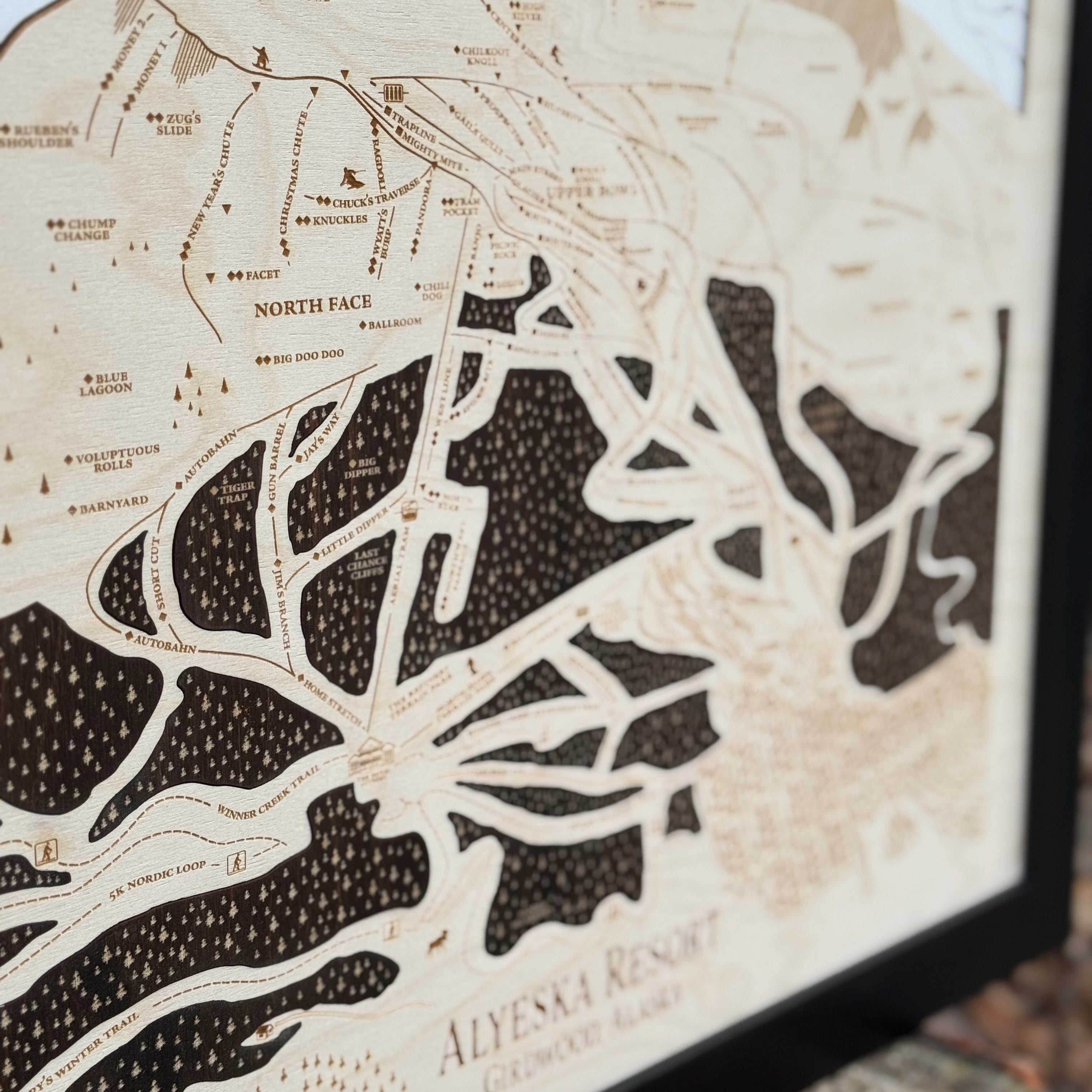 Alyeska Resort Ski Map