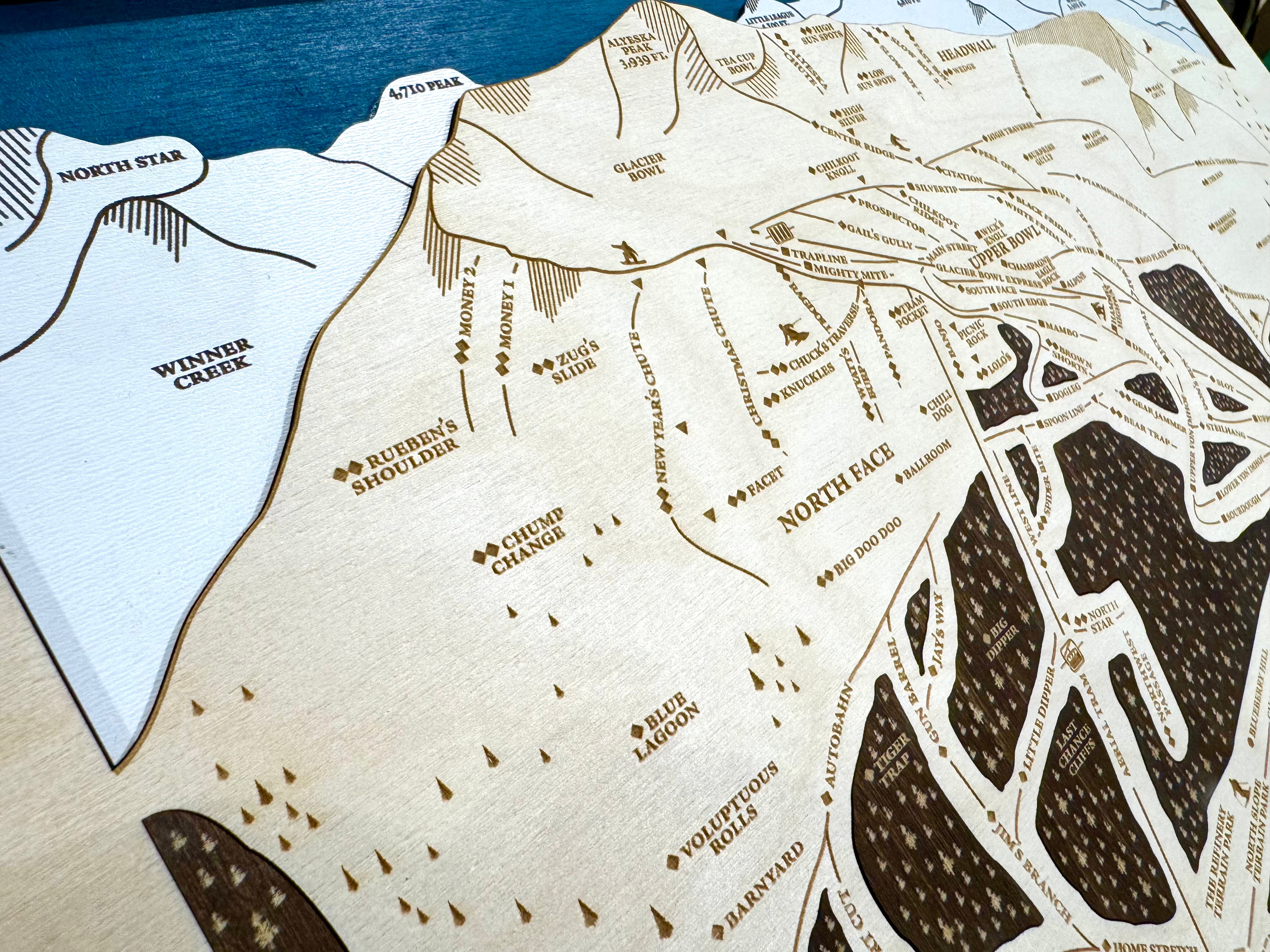 Alyeska Resort Ski Map