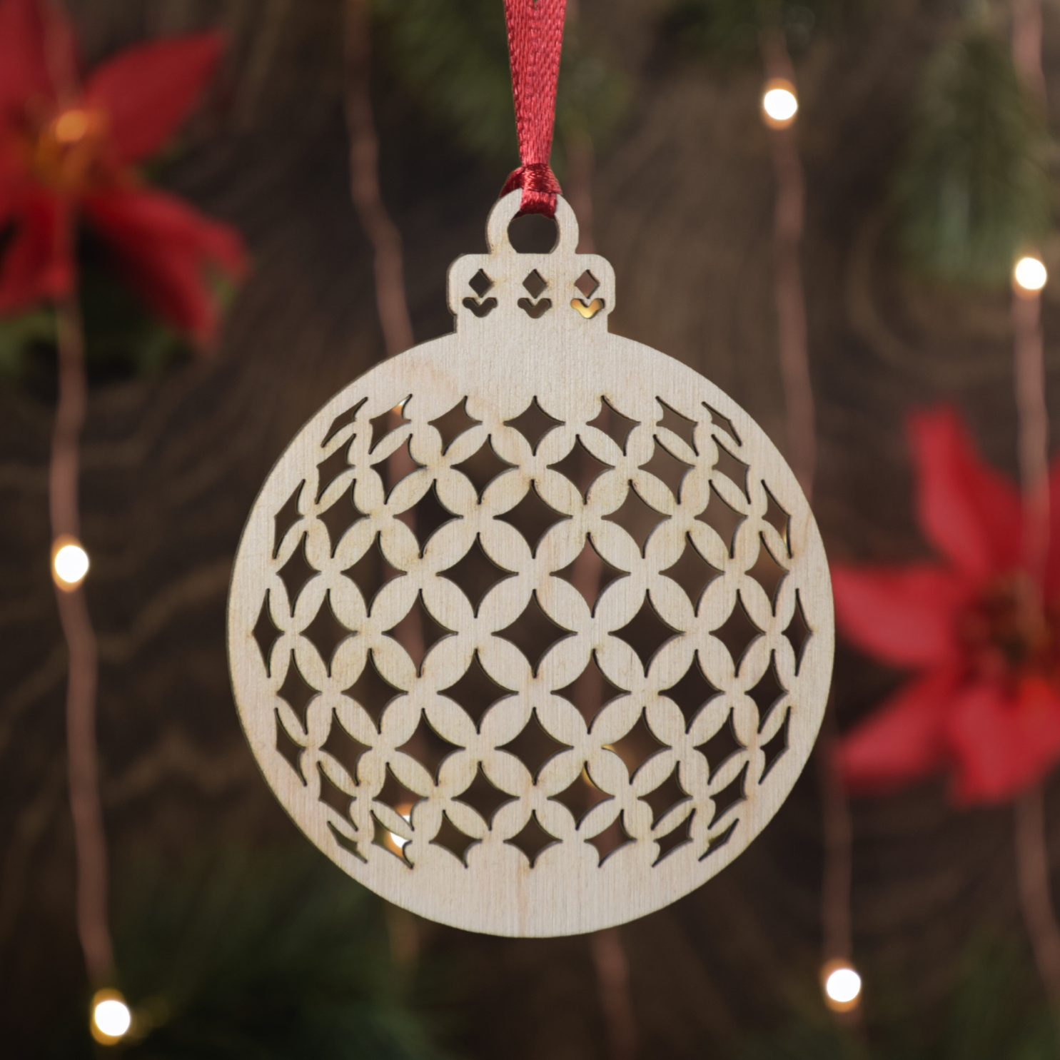 Round Christmas Ornaments - Multiple Styles