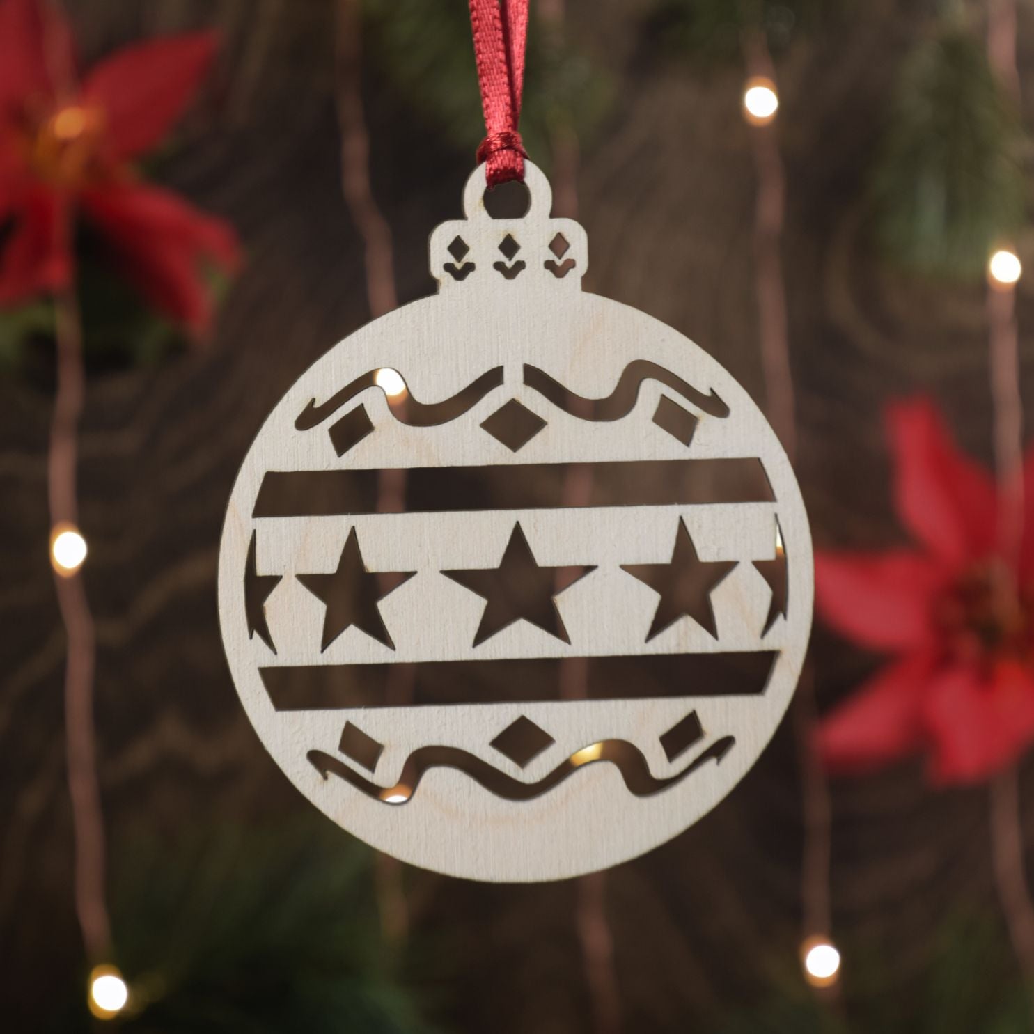 Round Christmas Ornaments - Multiple Styles