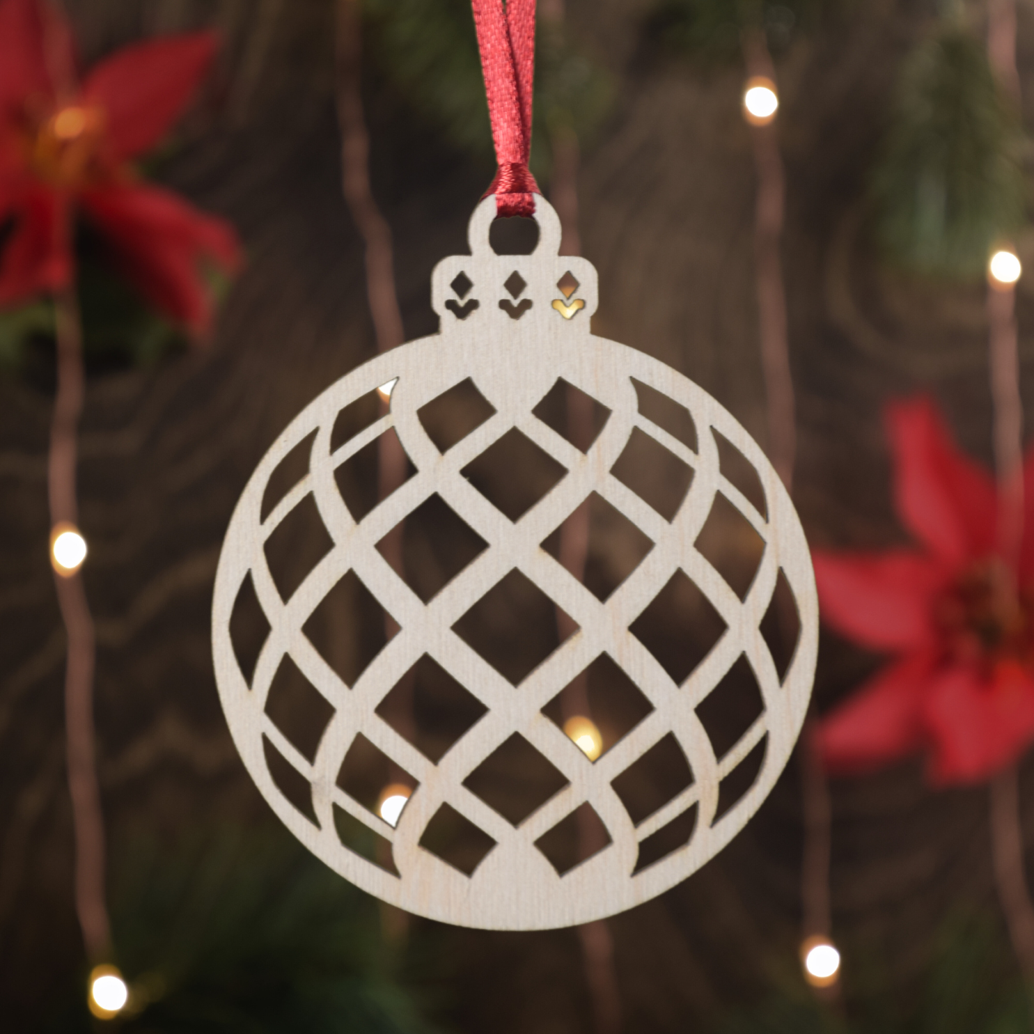 Round Christmas Ornaments - Multiple Styles