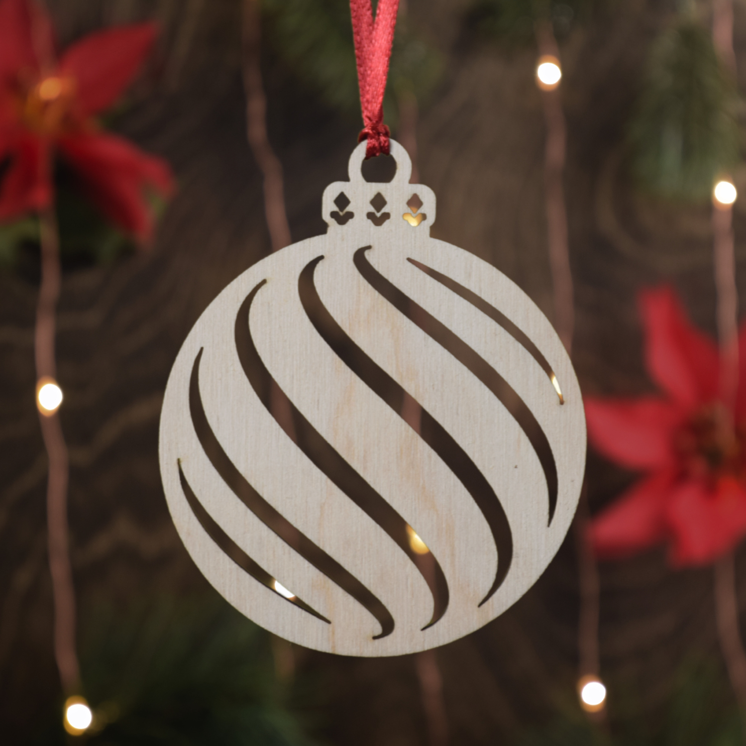 Round Christmas Ornaments - Multiple Styles