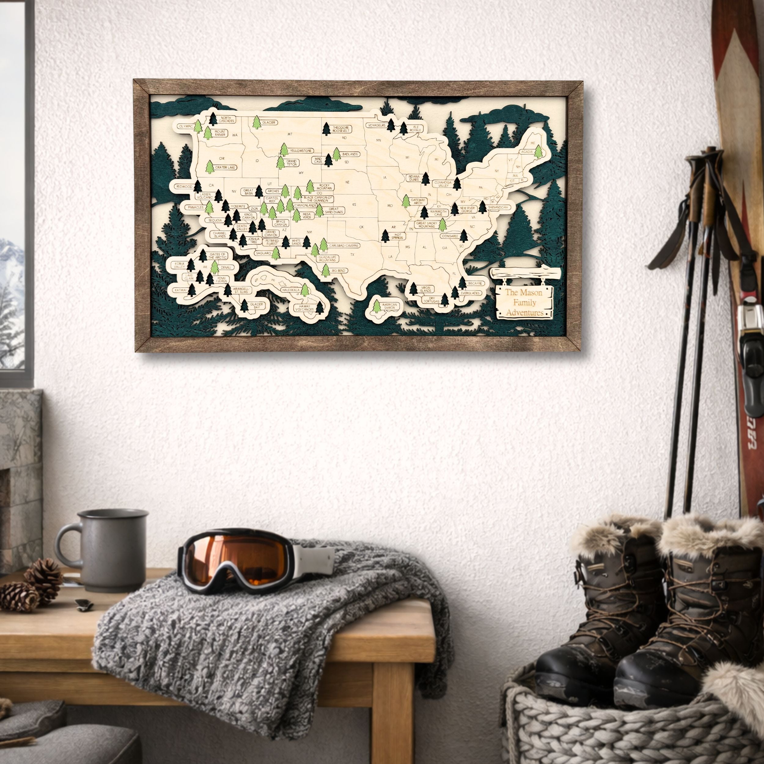 National Park Travel Map