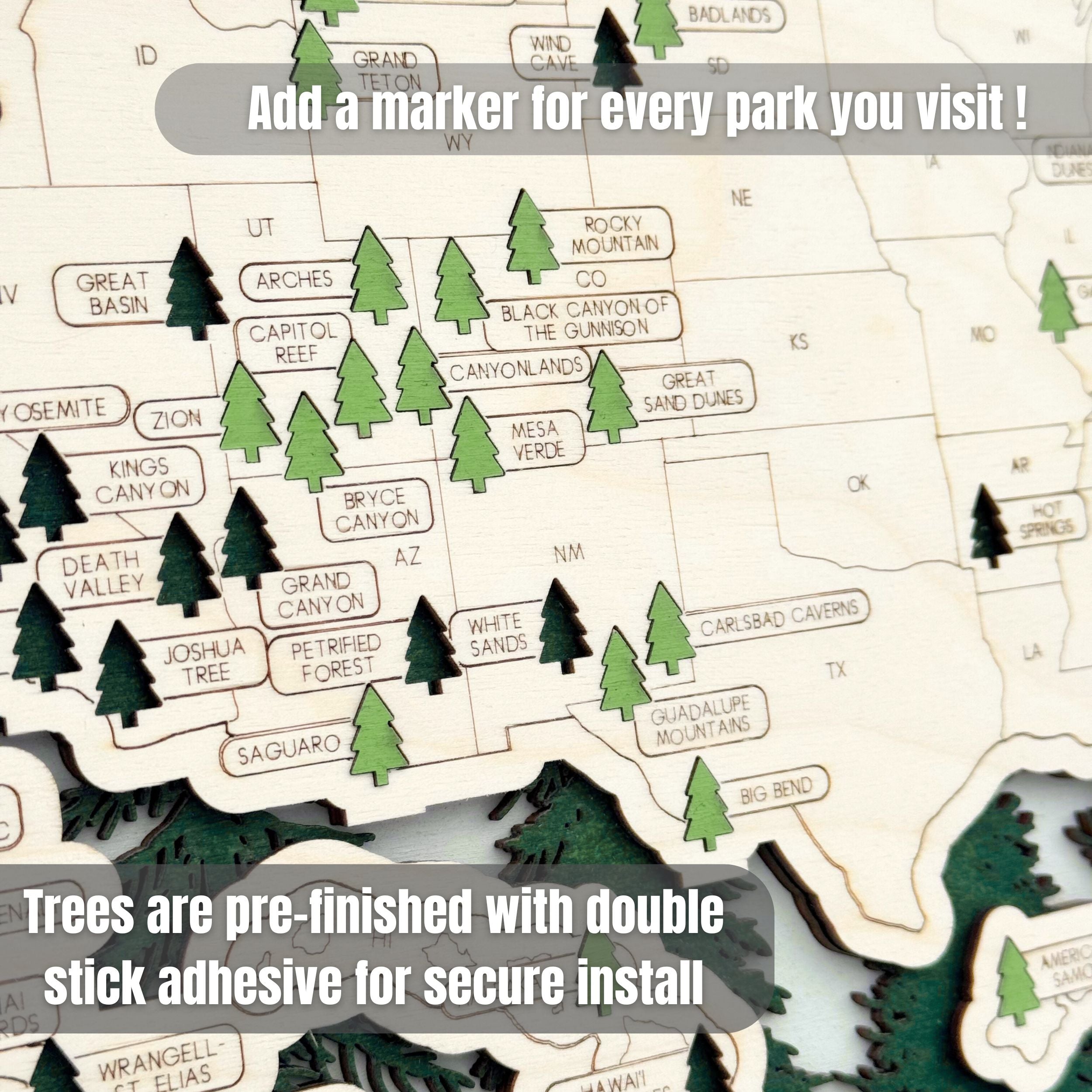 National Park Travel Map