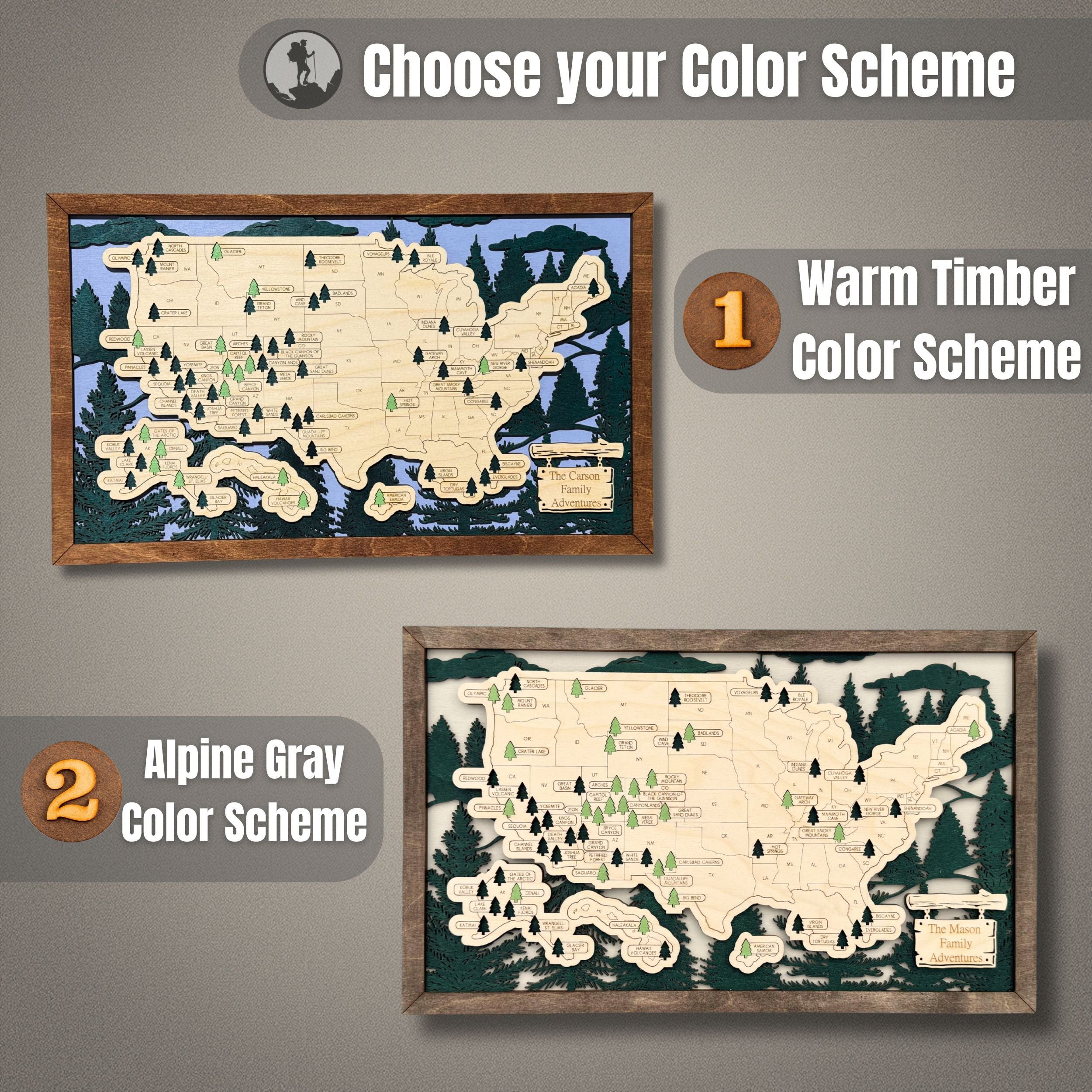 National Park Travel Map