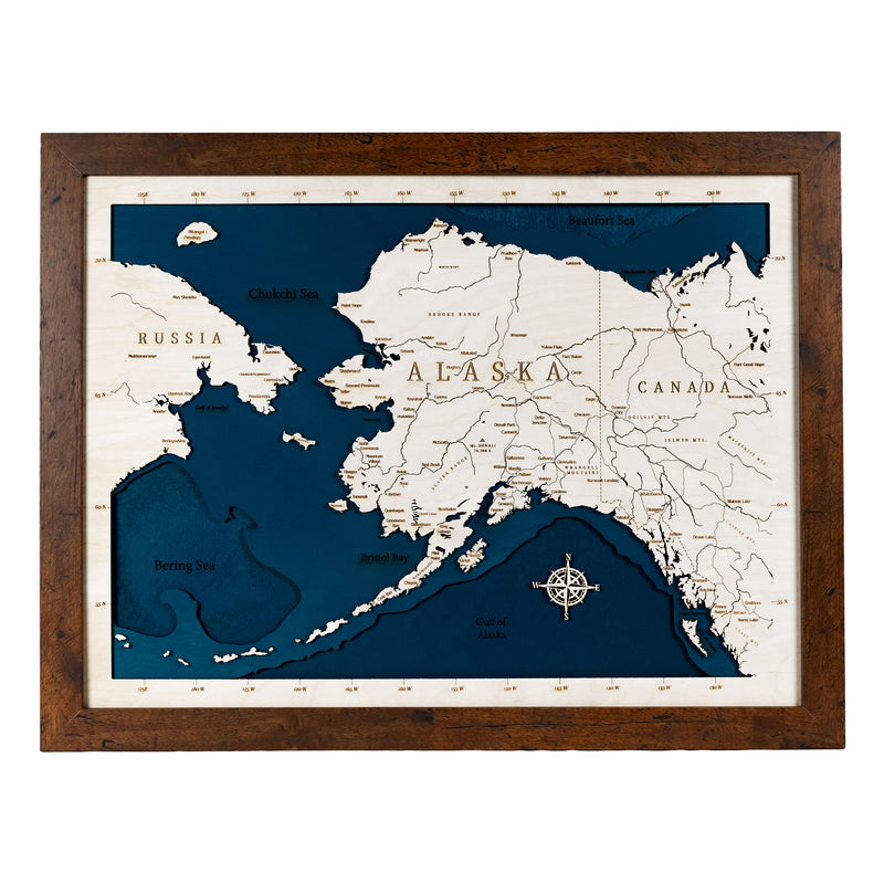 Alaska Map 18"x24"
