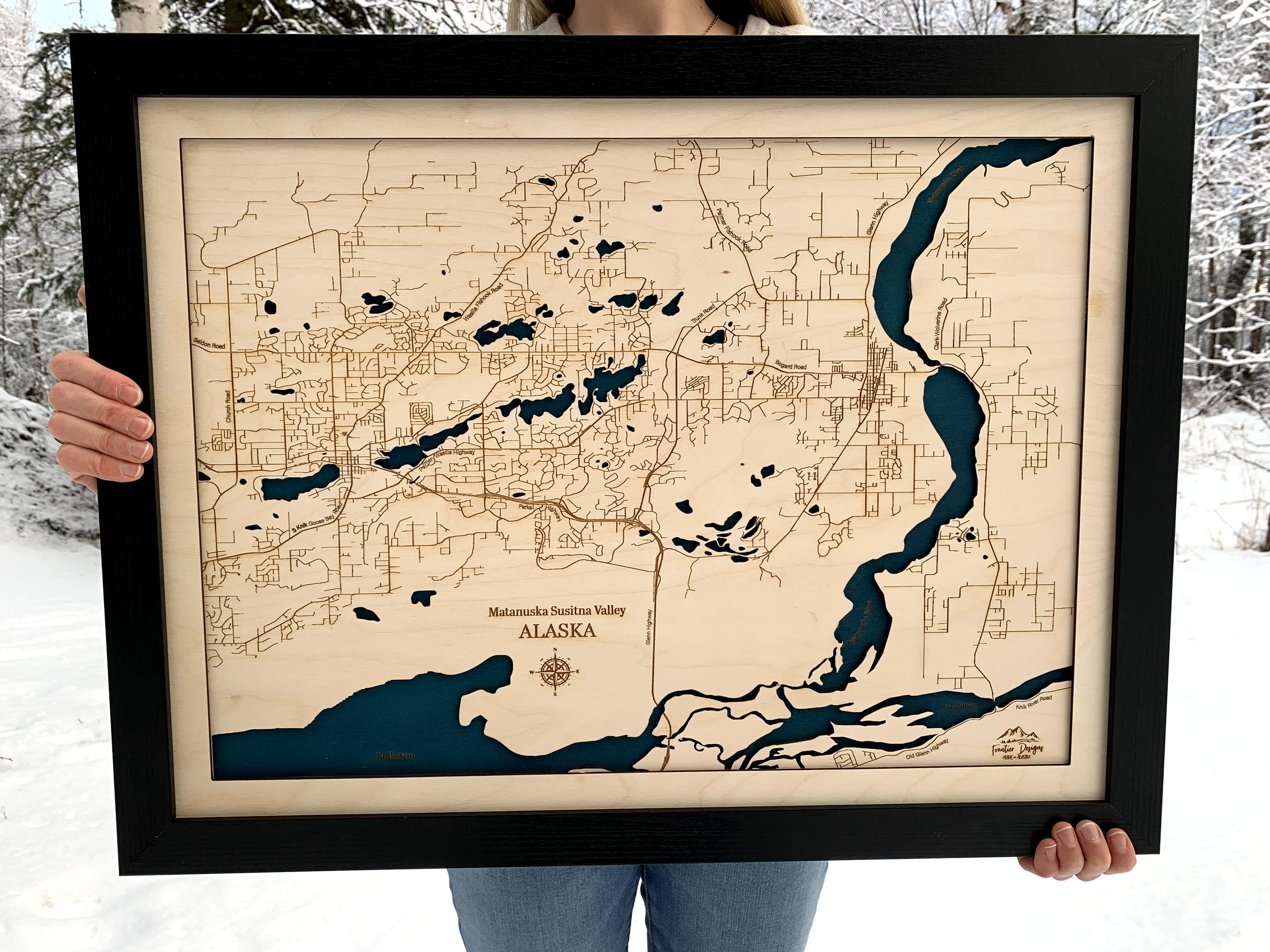 Palmer-Wasilla Alaska Map