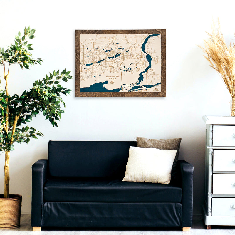 Palmer-Wasilla Alaska Map